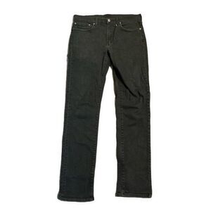 Levi’s Men’s Solid Black Straight Leg High Rise Jeans Denim 34 X 33